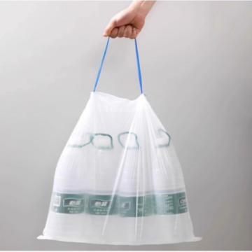 Drawstring Garbage Bag for House Use Factory Supply Thickened Drawstring Garbage Plastic Bag-1