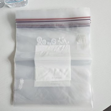 Reusable Transparent Snack Packaging Ziplock Bags