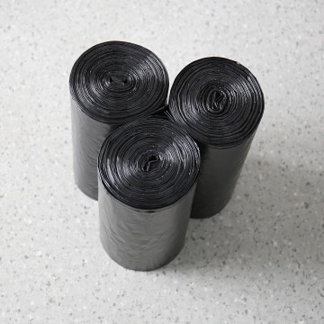 Heavy Duty Eco Black Big Trash Bags 55-60 Gallon Plastic Garden Waste Rubbish Can Liner