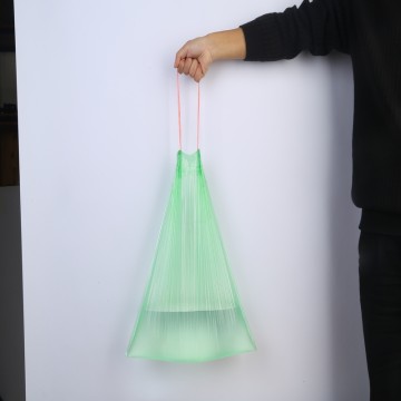 Custom Factory Supply  PE Plastic Drawstring Garbage Bags on Roll